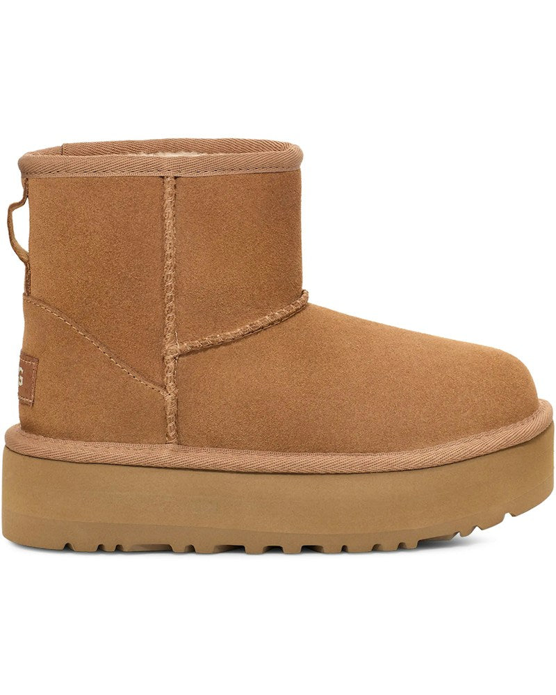 tenisky a boty UGG Classic Mini Platform Boot Chestnut (Kids) 1143700K-CHE ADONIO