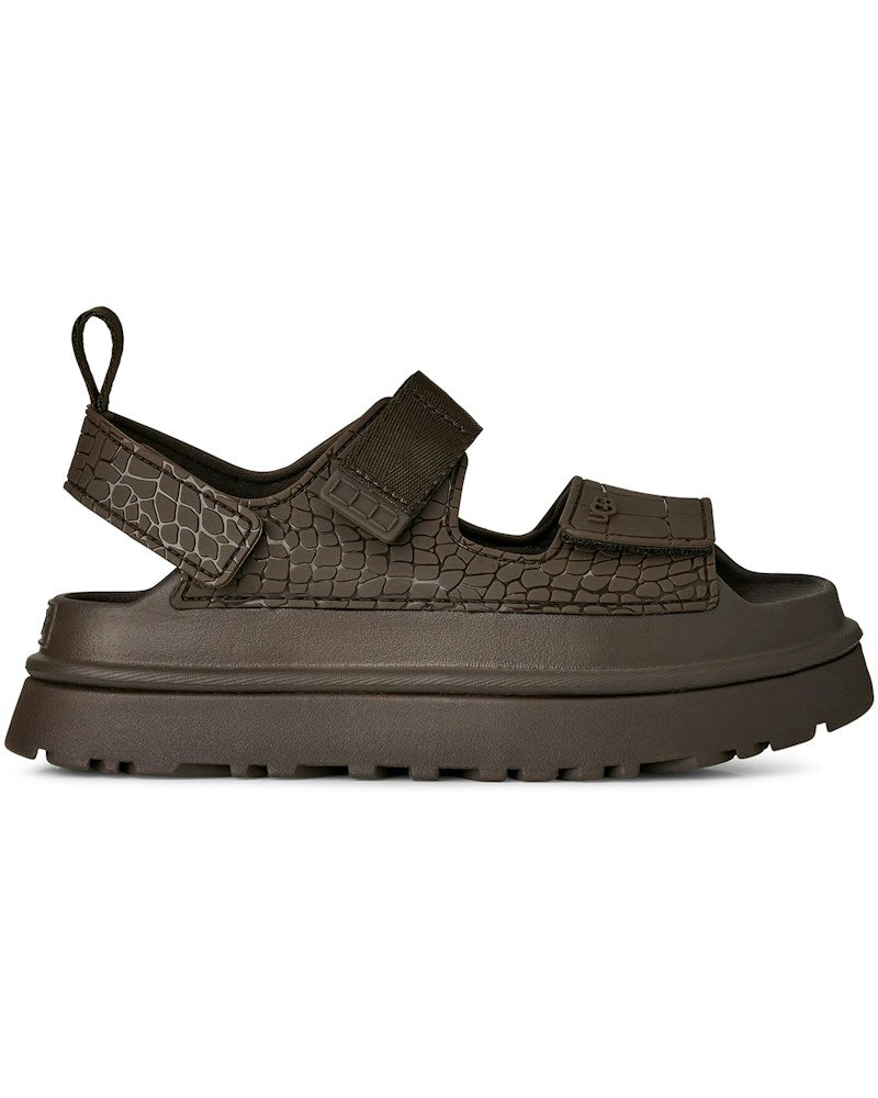 tenisky a boty UGG GoldenGlow Embossed Sandal Dense Smoke (W) 1175311-DNSS ADONIO