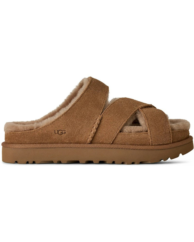 tenisky a boty UGG Greenport Cross Strap Slide Chestnut (W) 1178470-CHE ADONIO
