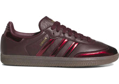 adidas Samba OG Maroon Gold Metallic (W)
