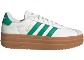 tenisky a boty adidas VL Court Bold Core White Court Green Gold Metallic JQ7832 ADONIO