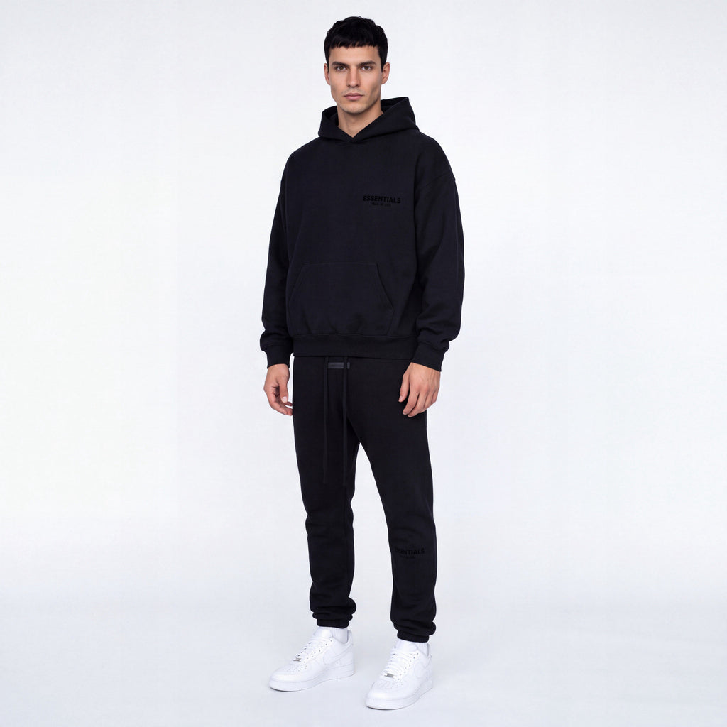 Fear of God Essentials S22 Stretch Limo Black - Celý set ADONIO
