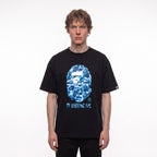 tričko BAPE ABC Camo by bathing Ape T-Shirt Black/Blue ADONIO