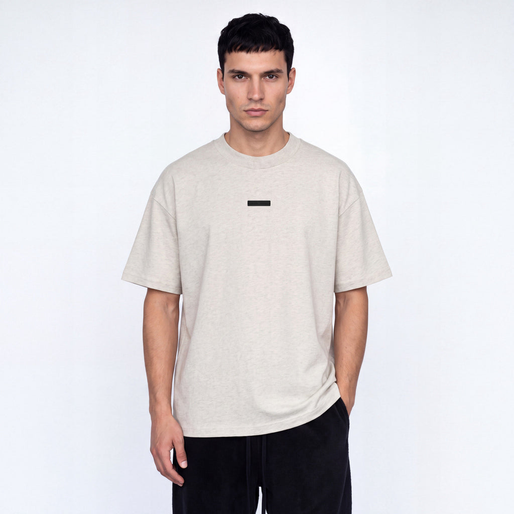 tričko Fear of God Essentials S25 T-shirt Heather Stone 125SP254192F ADONIO