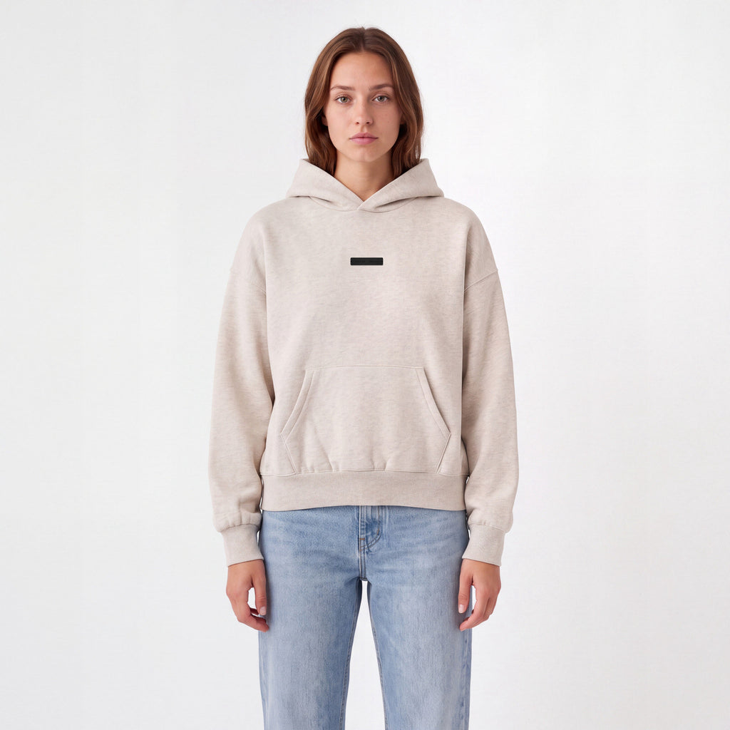 Fear of God Essentials S25 Hoodie Heather Stone ADONIO