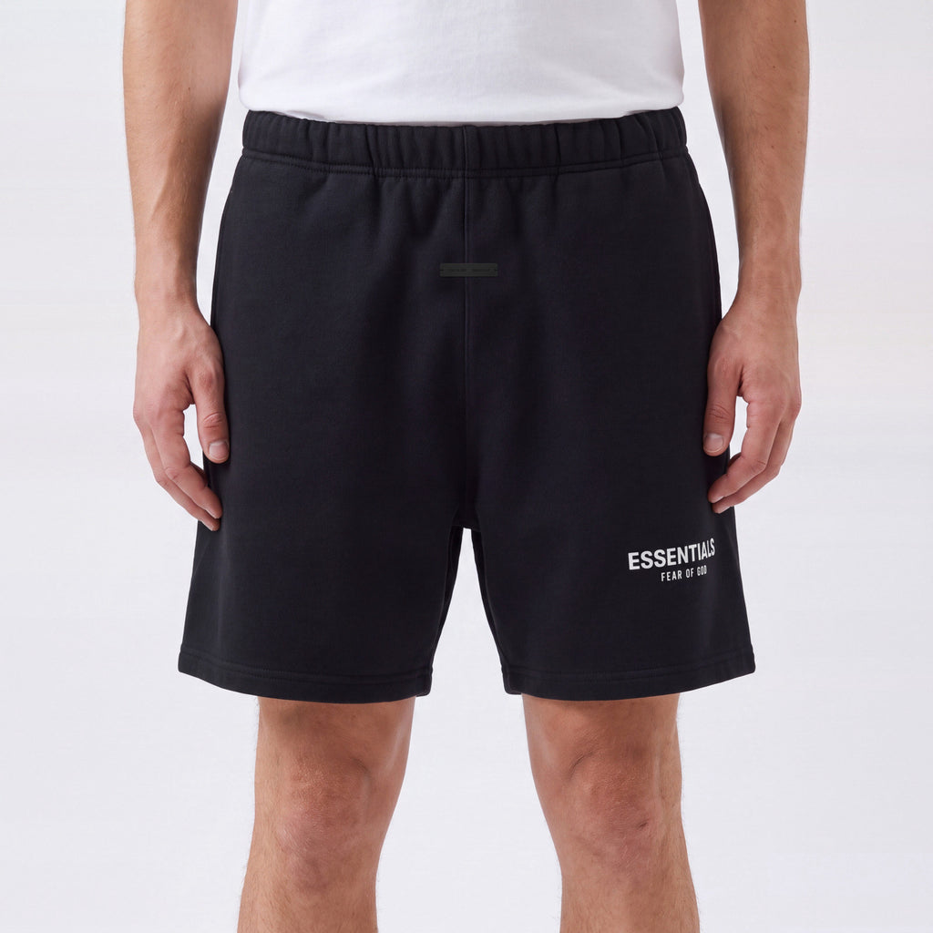 šortky Fear of God Essentials (S25) Shorts Jet Black ADONIO
