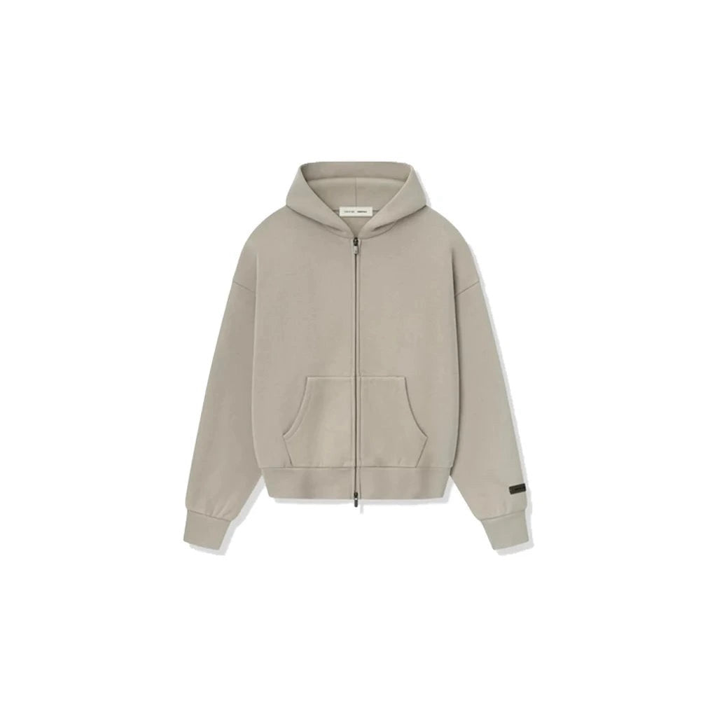 Fear of God Essentials S25 Zip-Up Hoodie Timber ADONIO