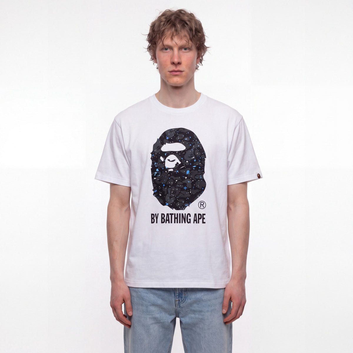tričko BAPE Space Camo By Bathing Ape T-Shirt White ADONIO