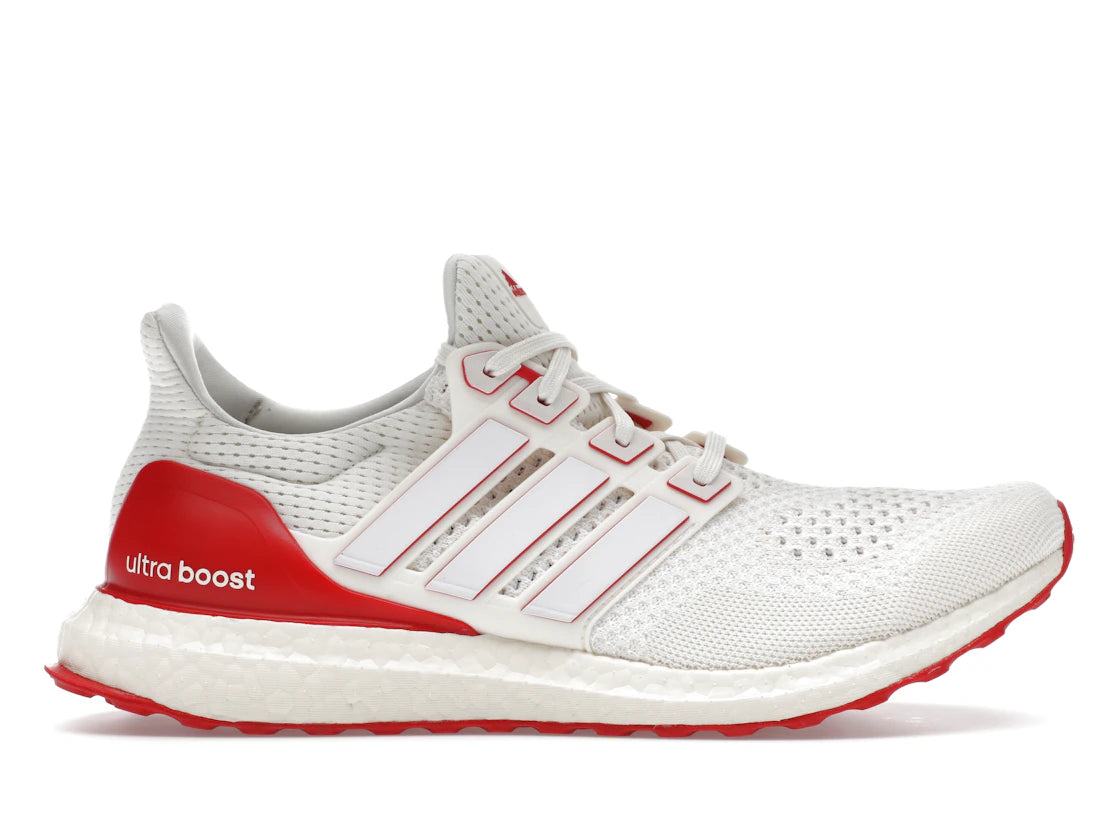tenisky a boty adidas Ultra Boost 1.0 Chalk White Scarlet JR3149 ADONIO