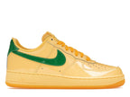 tenisky a boty Nike Air Force 1 Low Patent Leather Topaz Gold Pine Green IO4489-700 ADONIO