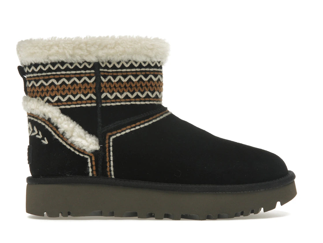 tenisky a boty UGG Classic Mini Atherson Boot Black (W) 1158281-BLK ADONIO