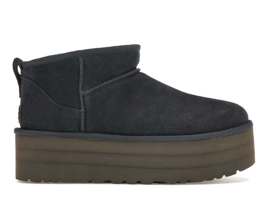 tenisky a boty UGG Classic Ultra Mini Platform Boot Eve Blue (W) 1135092-EVB ADONIO