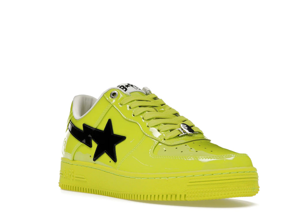 A Bathing Ape Bape Sta #2 Yellow Patent
