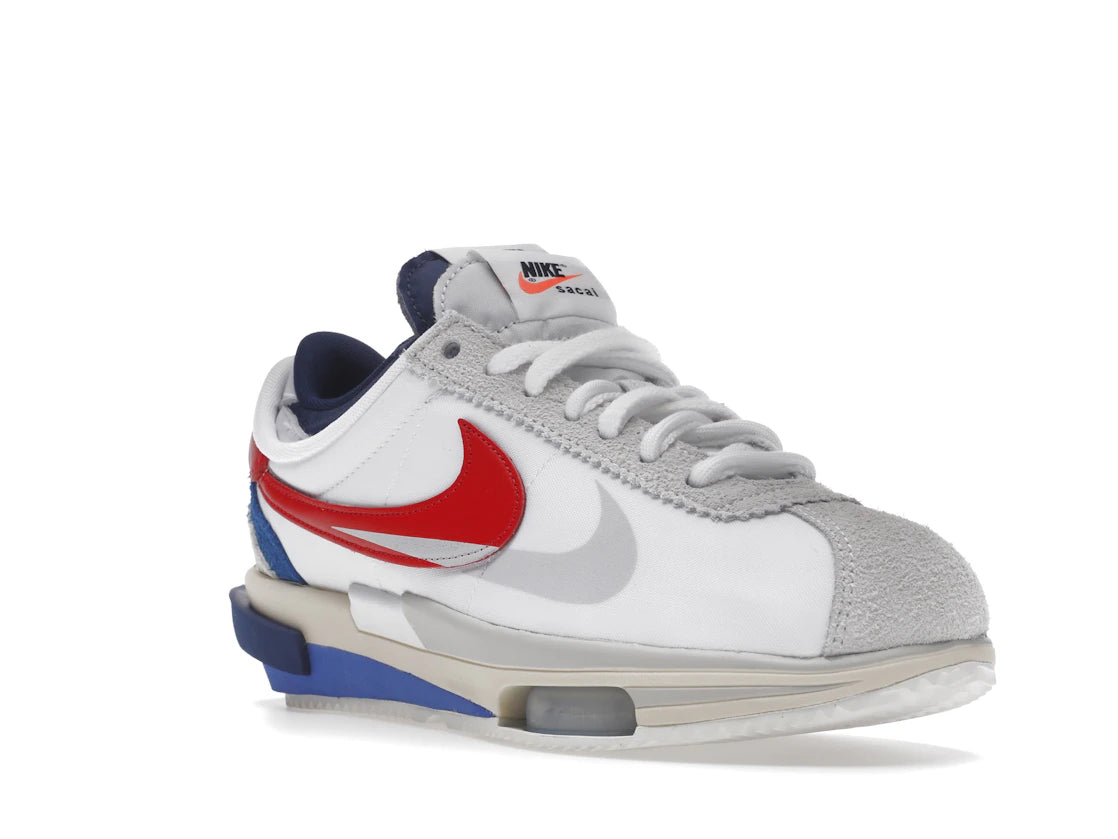 tenisky a boty Nike Zoom Cortez SP sacai White University Red Blue DQ0581-100 ADONIO