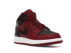 Jordan 1 Mid Team Red Black White (GS)