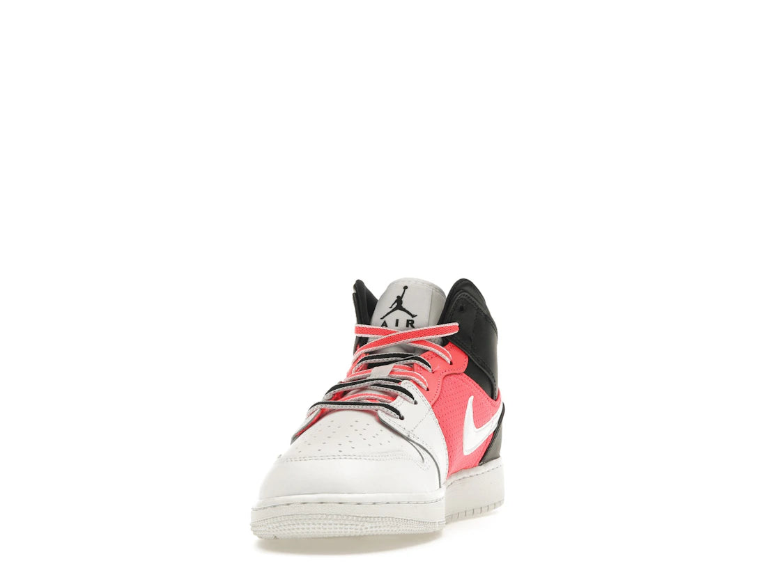Jordan 1 Mid SE White Black Infrared (GS)
