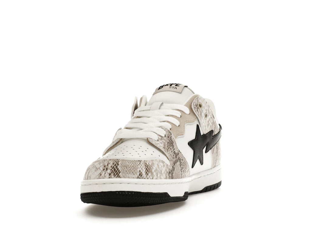 A Bathing Ape Sk8 Sta #1 Béžová hadia koža