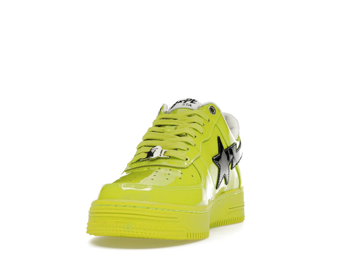 A Bathing Ape Bape Sta #2 Yellow Patent