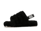 tenisky a boty UGG Fluff Yeah Slide Black (Kids) 1098494K-BLK ADONIO
