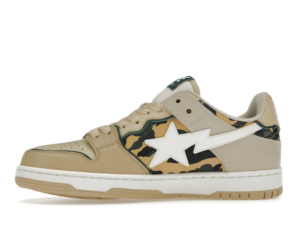 A Bathing Ape Sk8 Sta Béžovo-žltá kamufláž