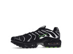 Nike Air Max Plus Black Green Strike Metallic Silver (GS)