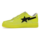 A Bathing Ape Bape Sta #2 Yellow Patent