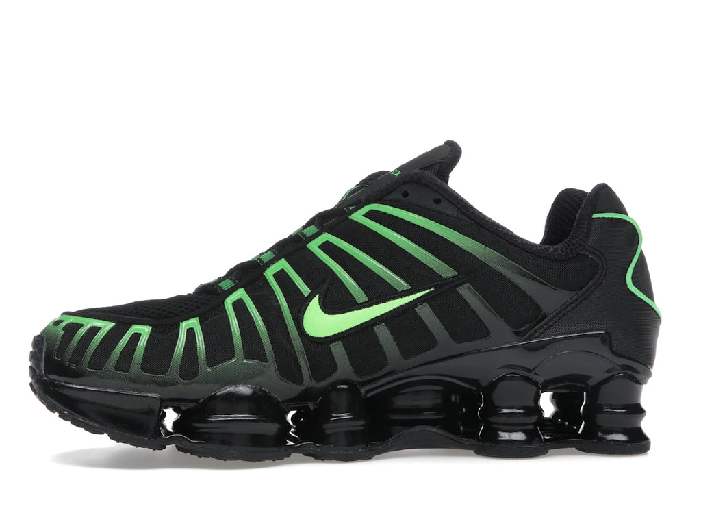 Nike Shox TL Black Green Strike