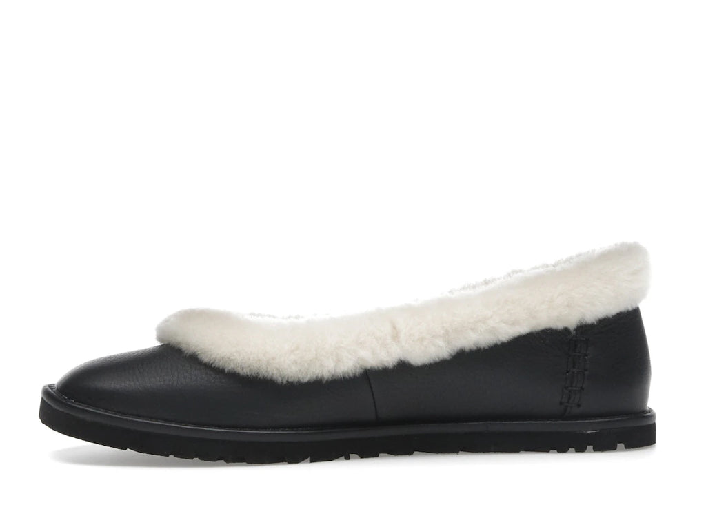 tenisky a boty UGG Zora Leather Ballet Flat Black (W) 1178450-BLK ADONIO