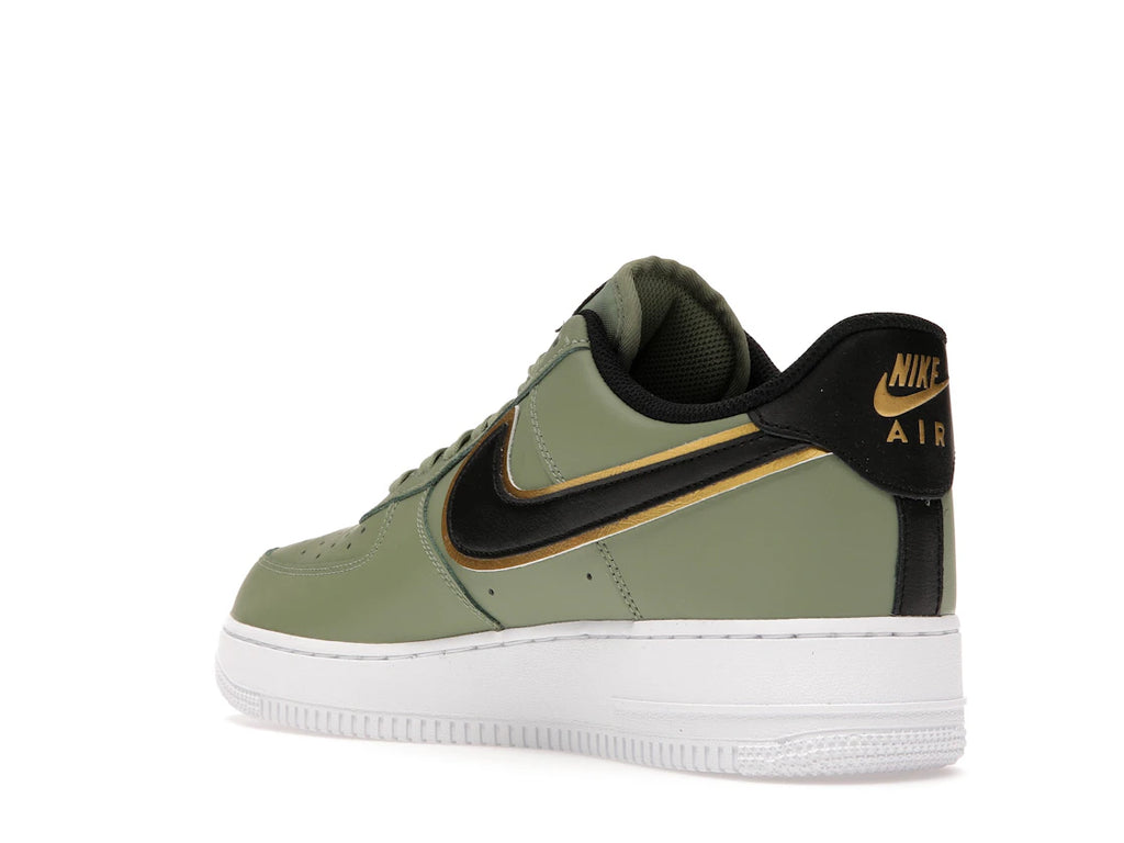 Nike Air Force 1 Low '07 LV8 Double Swoosh Olive Gold Black