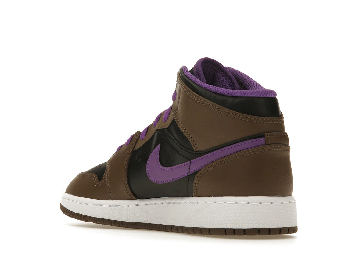Jordan 1 Mid Purple Mocha (GS)