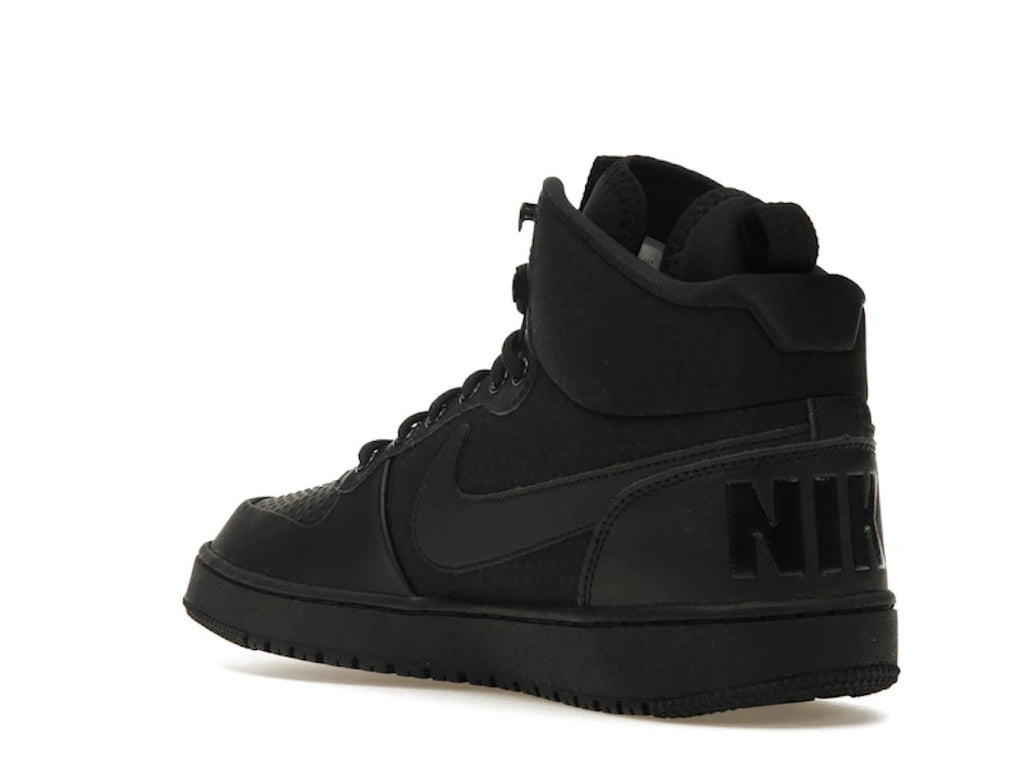 Nike Court Borough Mid Winter Triple Black