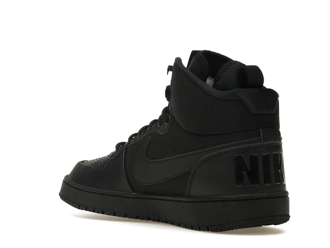 Nike Court Borough Mid Winter Triple Black