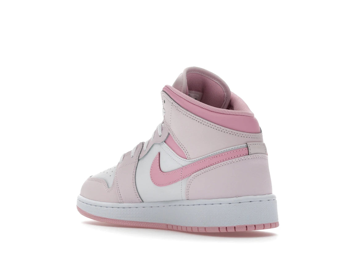 Jordan 1 Mid Pearl Pink White (GS)