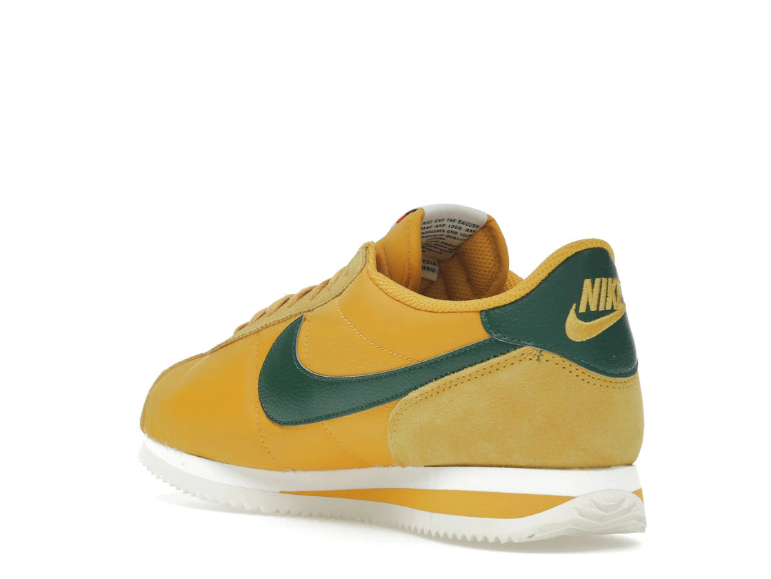 Nike Cortez Textile Yellow Ochre Gorge Green (W)