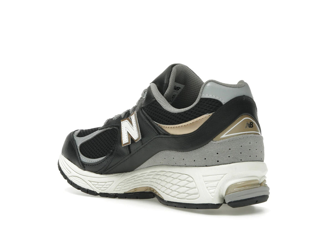New Balance 2002R Black Sea Salt Gold Metallic