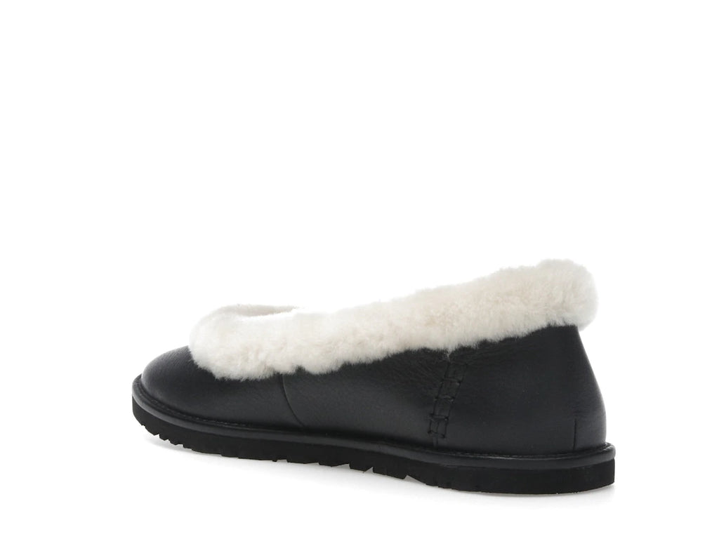 tenisky a boty UGG Zora Leather Ballet Flat Black (W) 1178450-BLK ADONIO