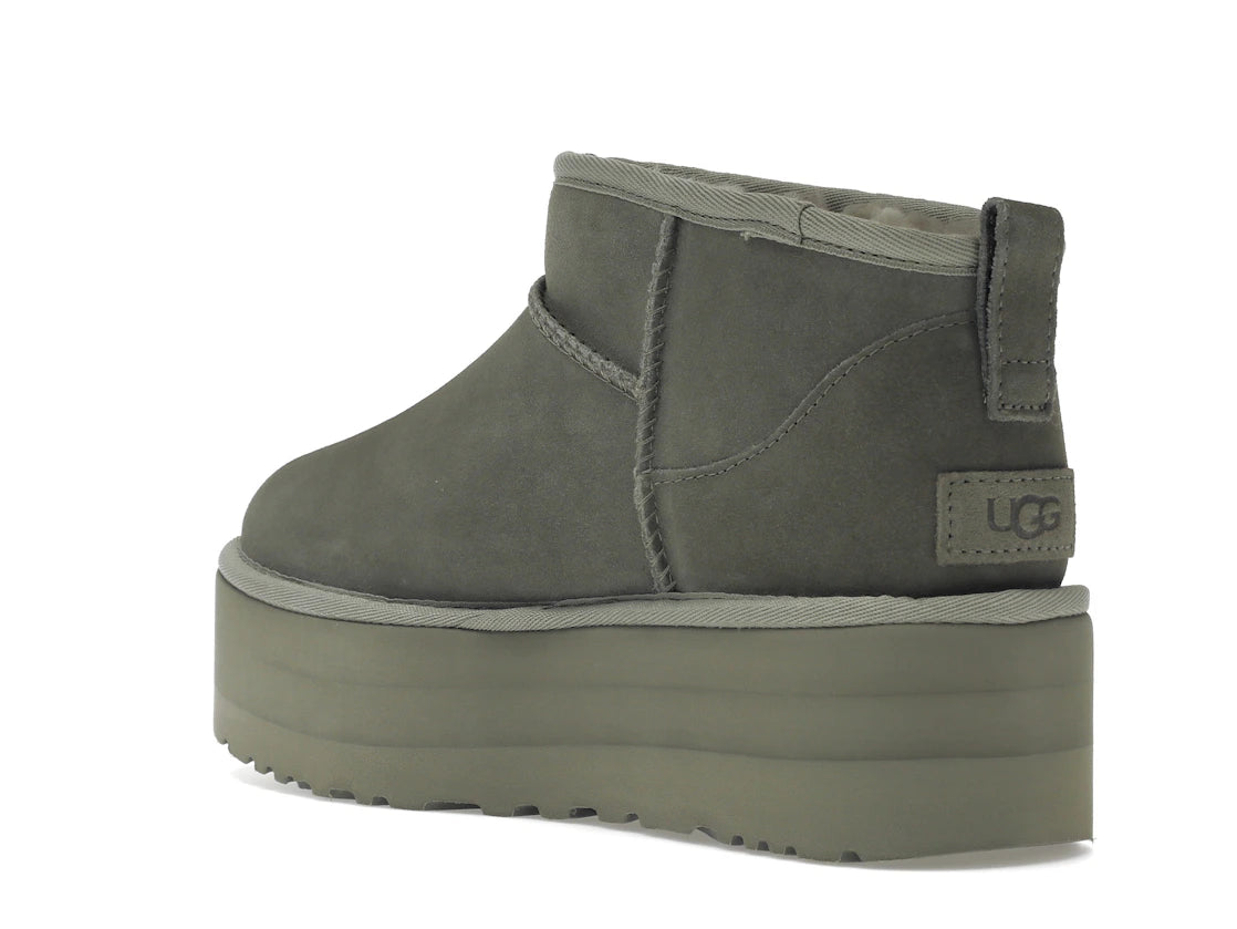 UGG Classic Ultra Mini Platform Boot Moss Green (W)