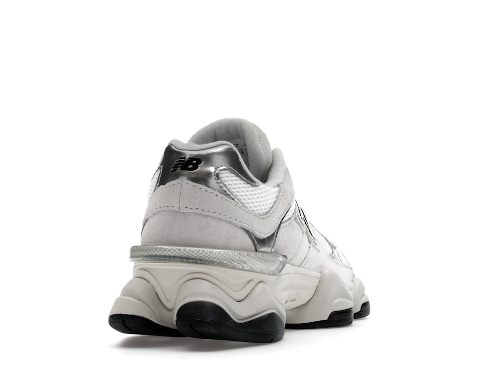 New Balance 9060 White Black Metallic Silver