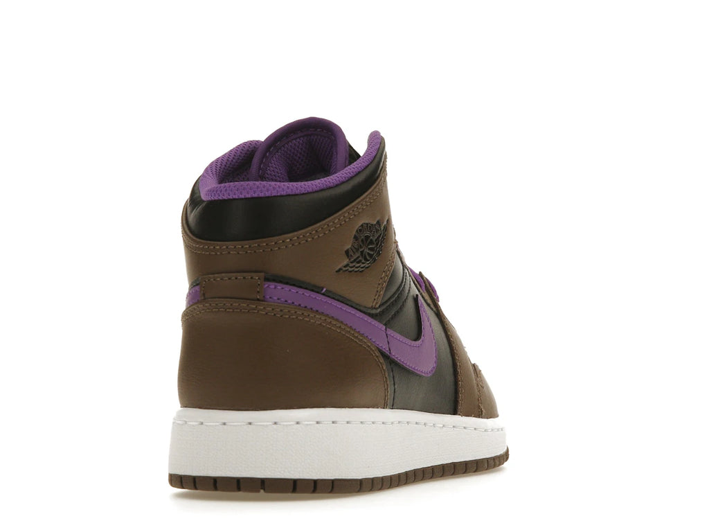 Jordan 1 Mid Purple Mocha (GS)