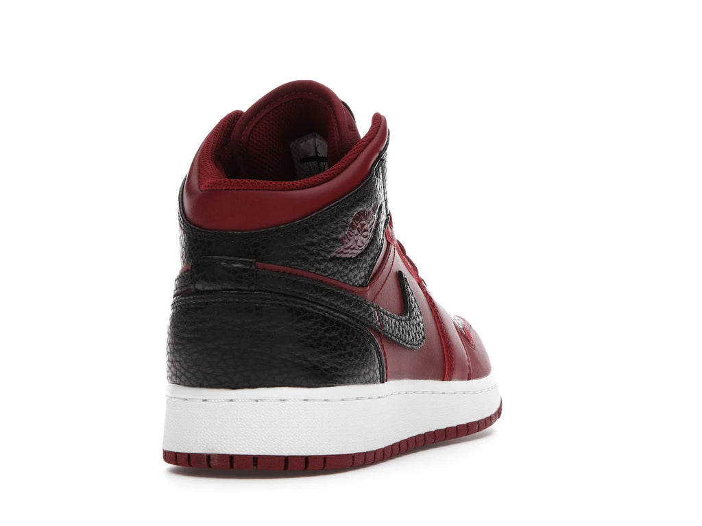 Jordan 1 Mid Team Red Black White (GS)