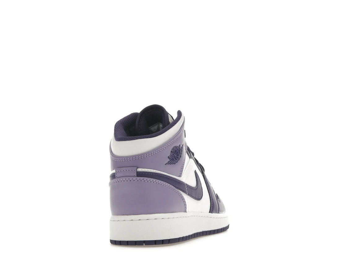 tenisky a boty Jordan 1 Mid White Sky J Purple (GS) DQ8423-515 ADONIO