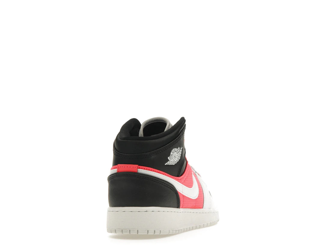 Jordan 1 Mid SE White Black Infrared (GS)