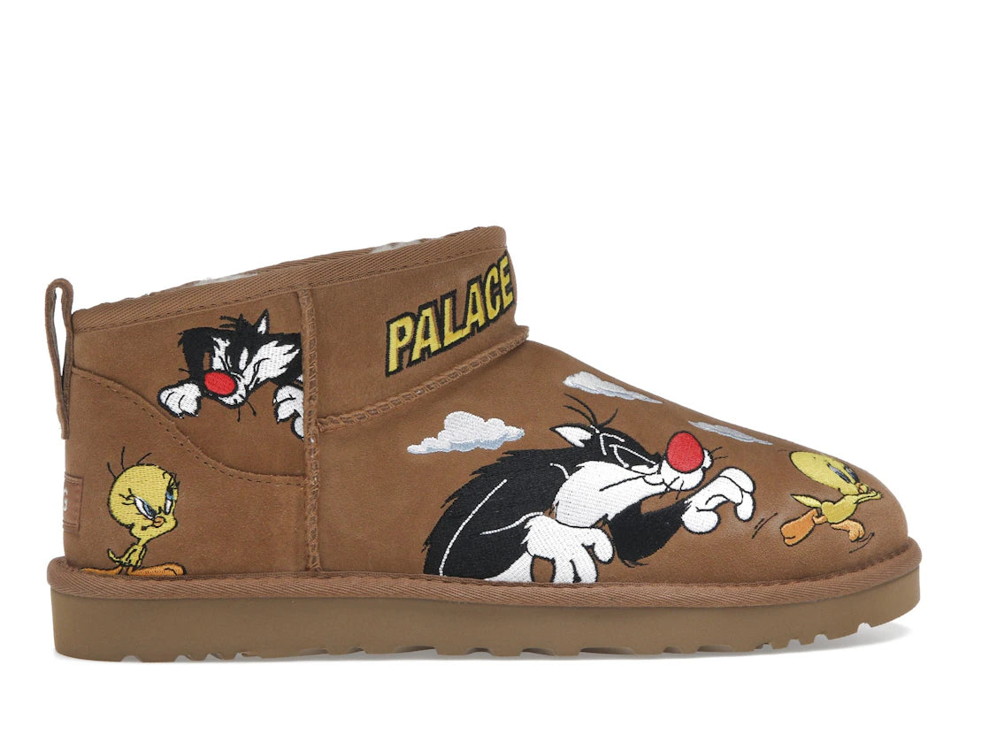 tenisky a boty UGG Classic Ultra Mini Boot Palace x Looney Tunes Chestnut 1181891-CHE ADONIO