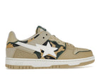 A Bathing Ape Sk8 Sta Béžovo-žltá kamufláž