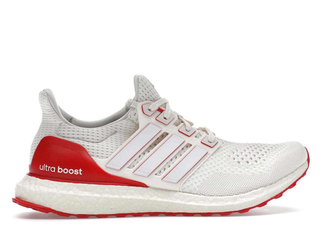 tenisky a boty adidas Ultra Boost 1.0 Chalk White Scarlet JR3149 ADONIO