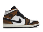Jordan 1 Mid SE Orange Wear Away