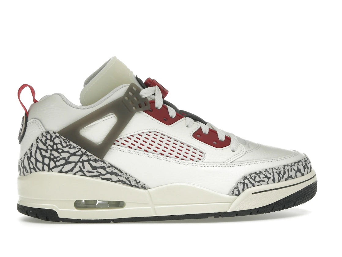 Jordan Spizike Low Sail Anthracite Coconut Milk Varsity Red