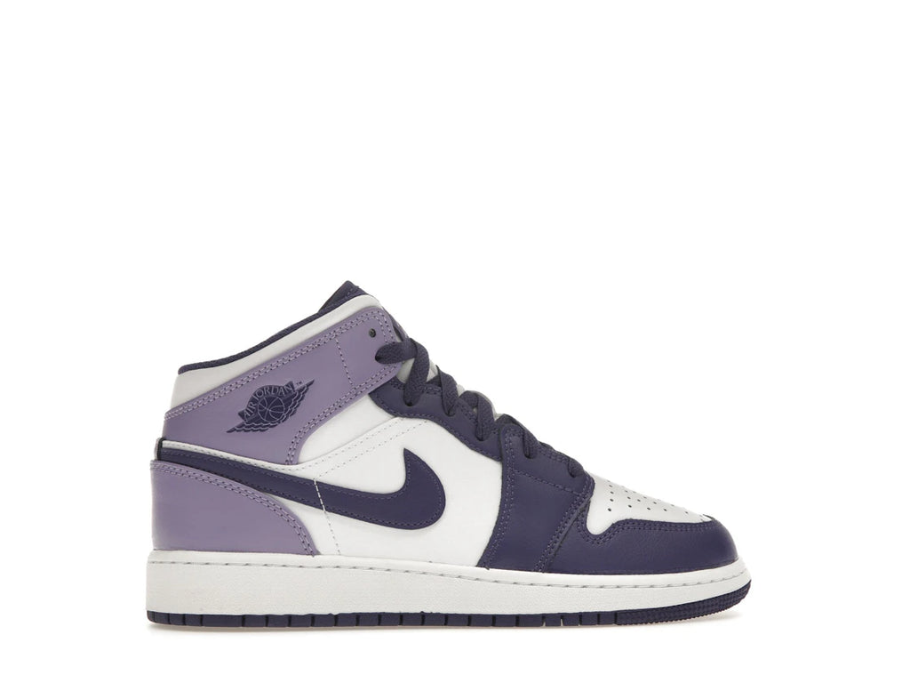 tenisky a boty Jordan 1 Mid White Sky J Purple (GS) DQ8423-515 ADONIO