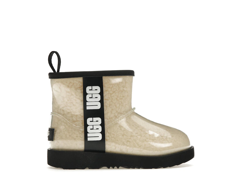 tenisky a boty UGG Classic Clear Mini II Boot Natural Black (Kids) 1112386K-NBLC ADONIO