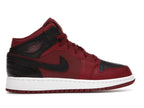 Jordan 1 Mid Team Red Black White (GS)